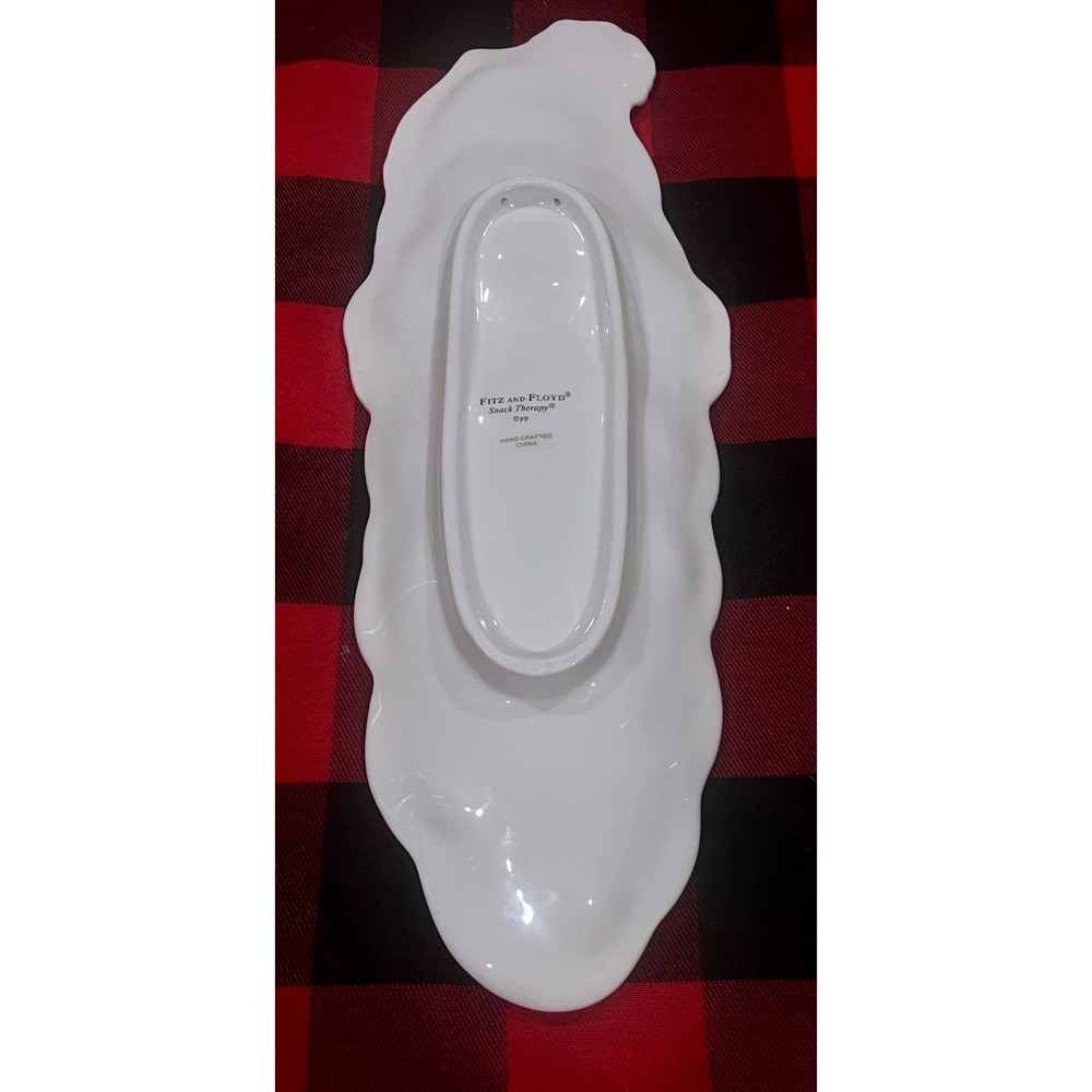 Fitz and Floyd Santa Claus Snack Therapy Serving Dish - Picture 4 of 6